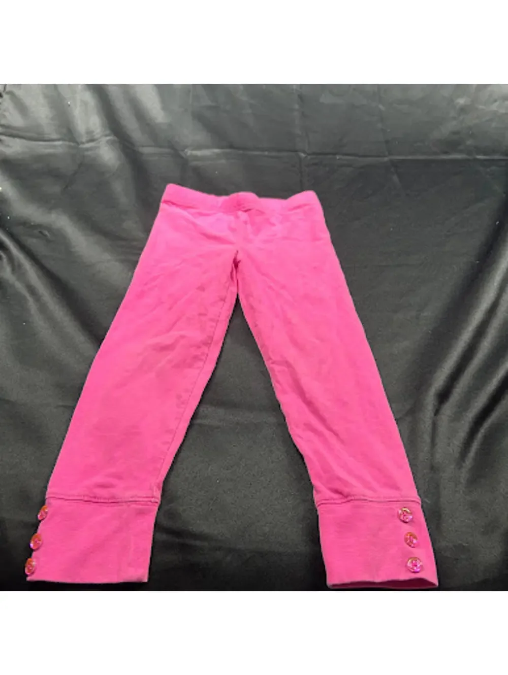 Carter’s Girls Pink Leggings Size 4T‎ Button Cuff Stretch Pants